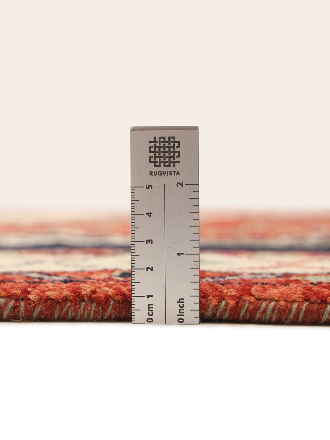 Handmade Afghan rug in multicolour