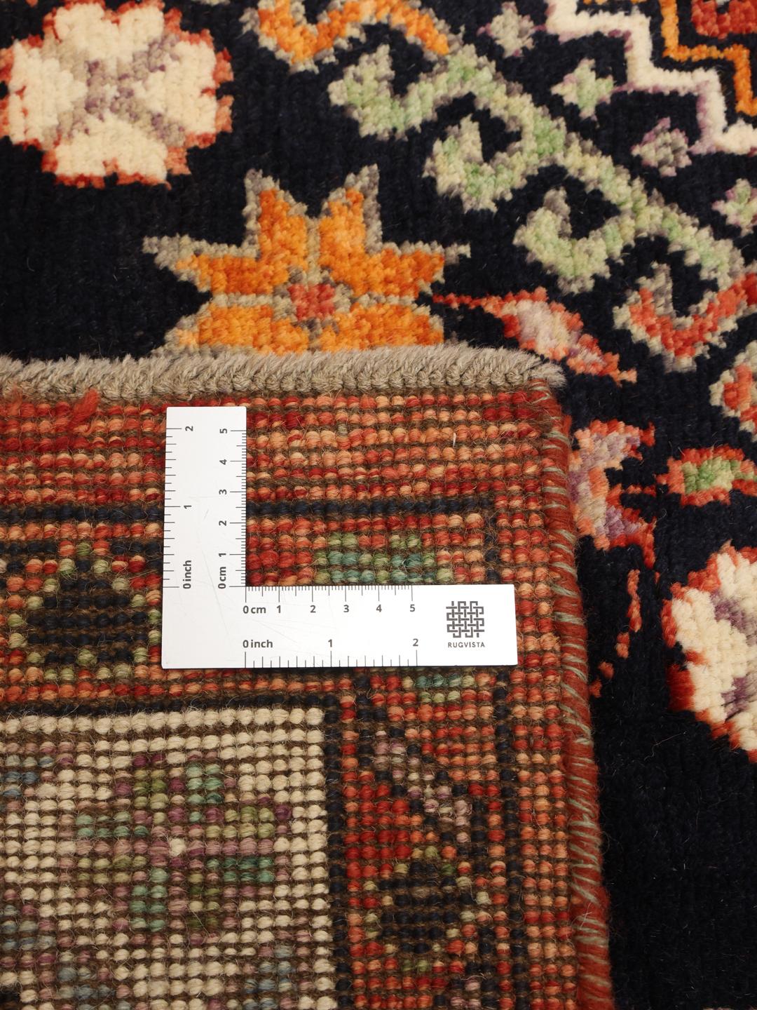 Handmade Afghan rug in multicolour