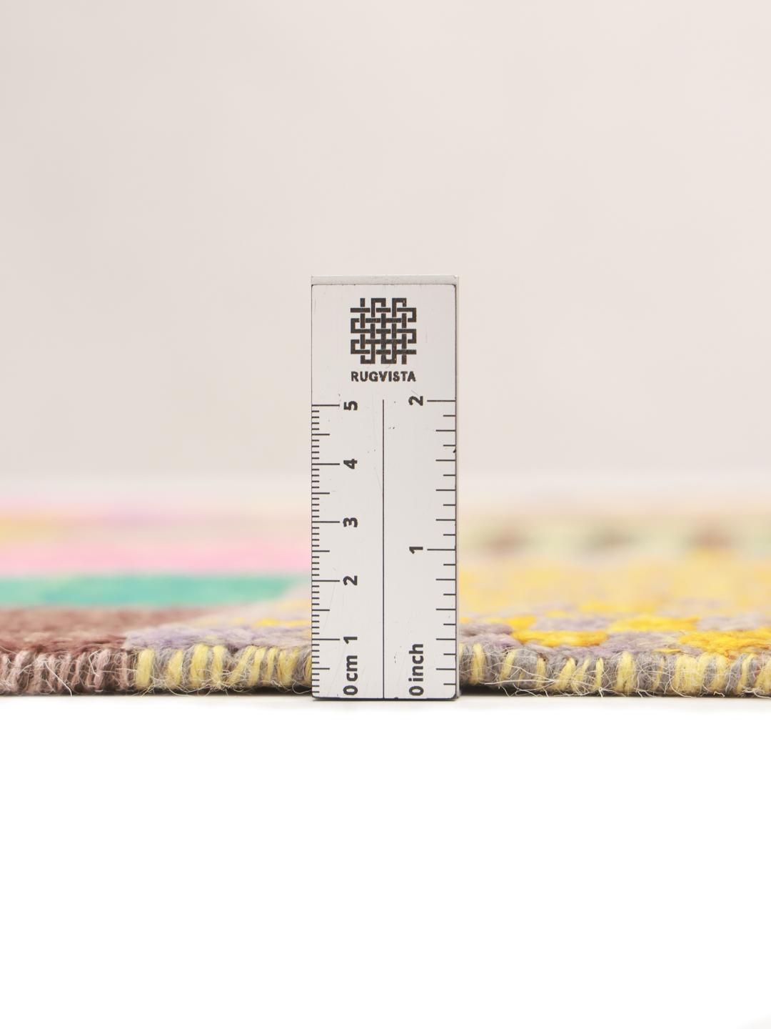 Handmade Berber Colourful rug from Afghanistan in multicolor