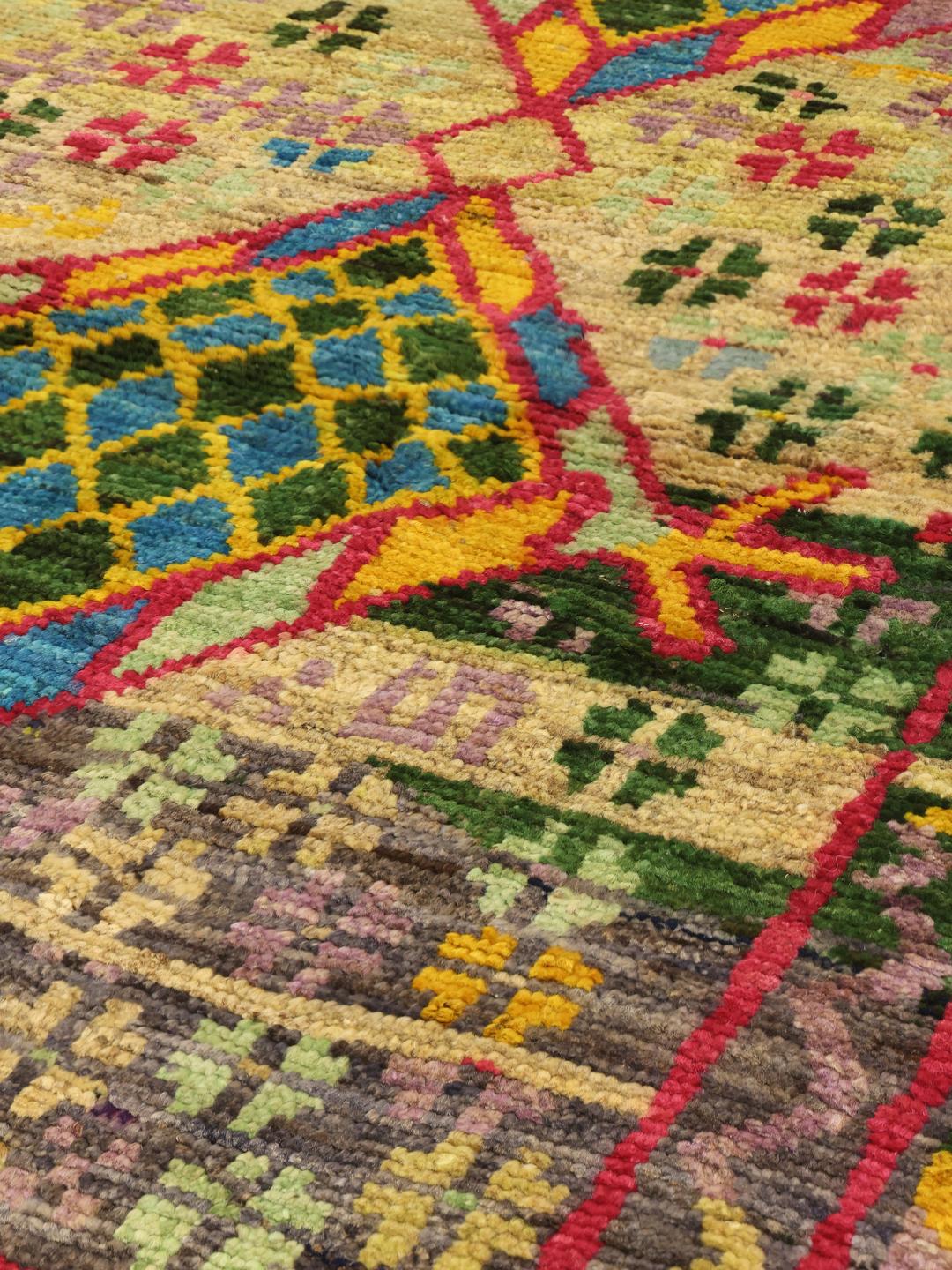 Ręcznie robiony afgański dywan Berber Colorful w wielu kolorach