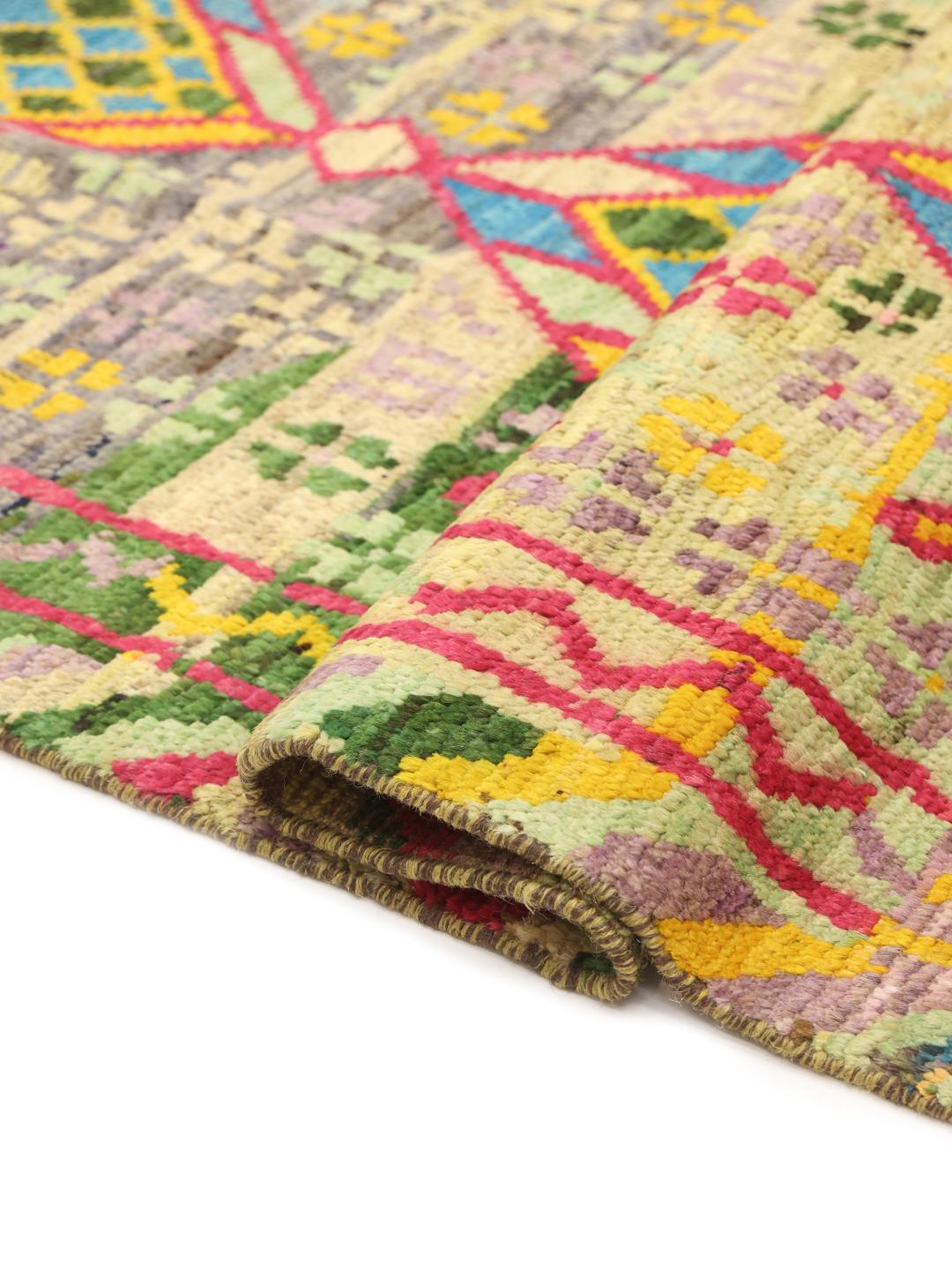 Ręcznie robiony afgański dywan Berber Colorful w wielu kolorach