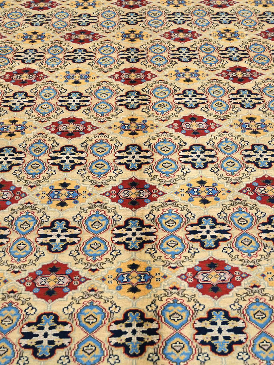 Kunduz vloerkleed uit Afghanistan in multicolour