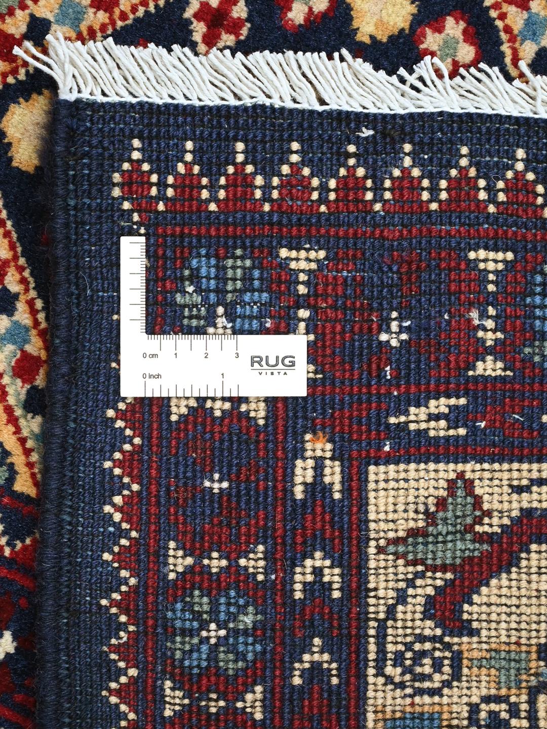 Handmade Afghan rug in multicolour