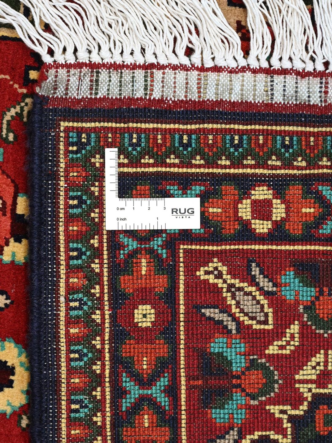 Kunduz rug from Afghanistan in red