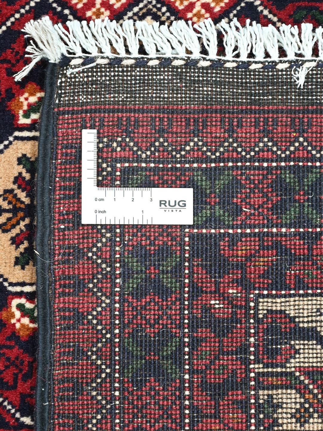 Kunduz rug from Afghanistan in red