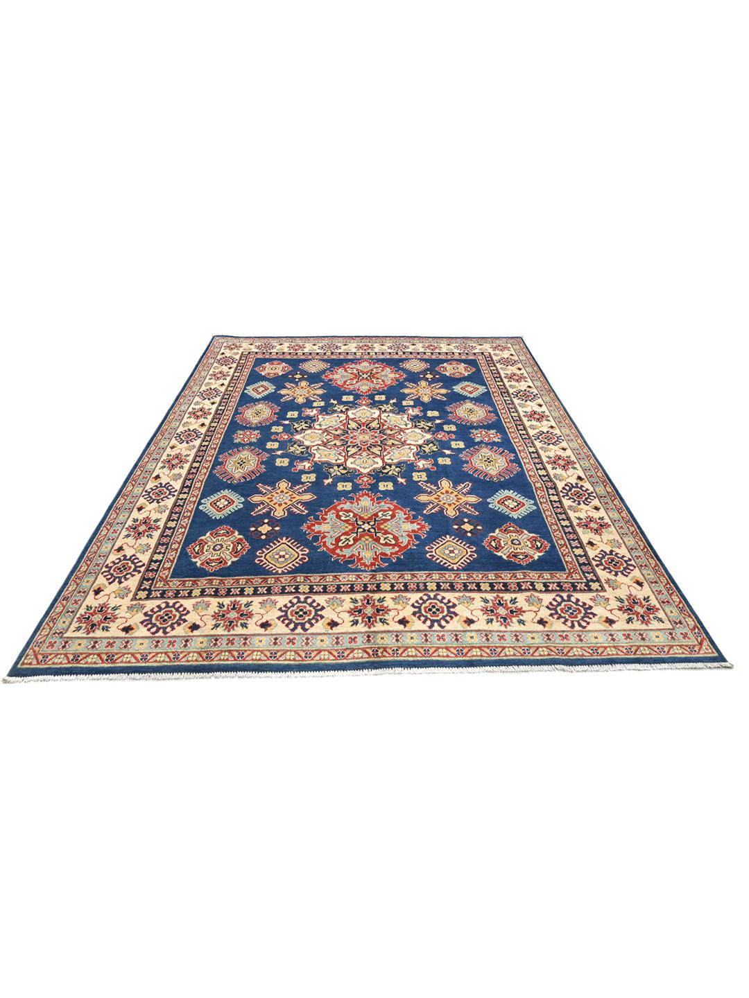 Tapis bleu Kazak Fine afghan