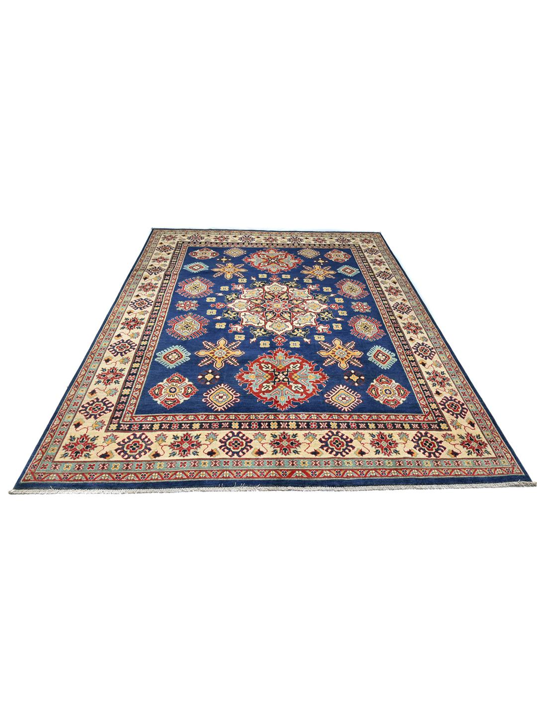 Tapis bleu Kazak Fine afghan