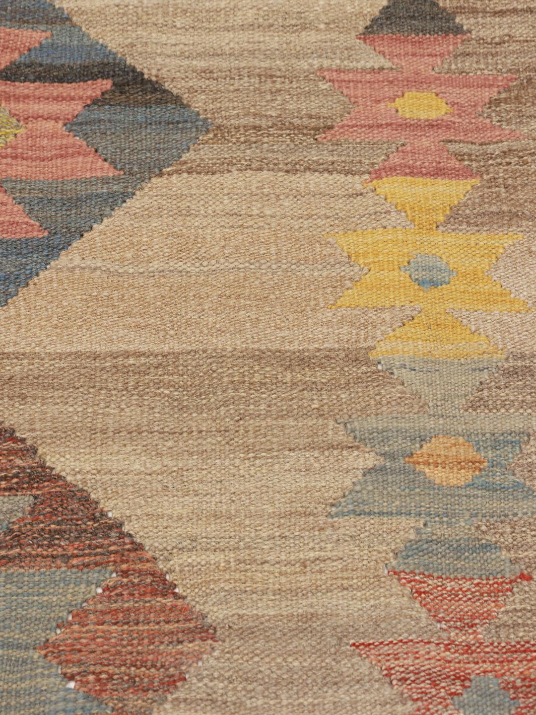 Kelim Modern rug from Afghanistan in beige