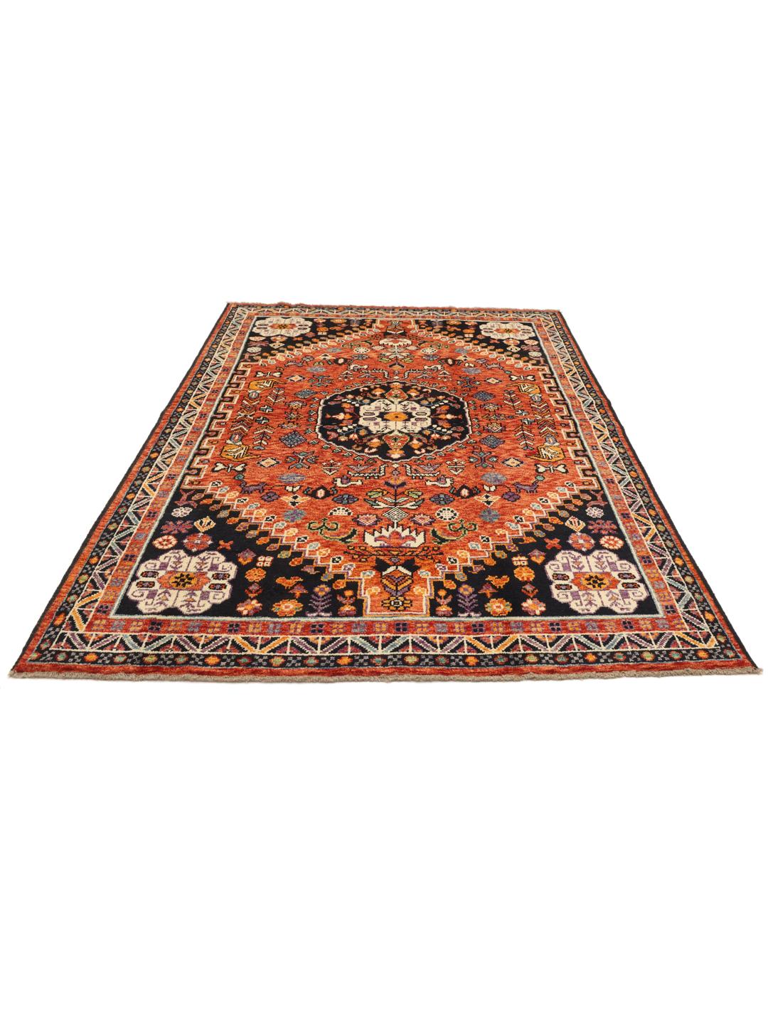 Handgeknüpfter Kazak Teppich aus Afghanistan in Rot