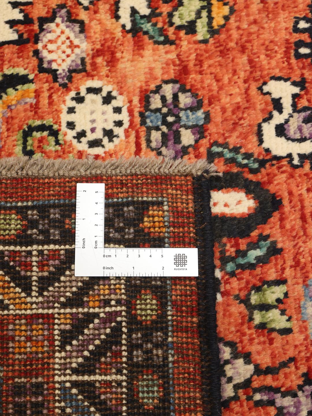 Handgeknüpfter Kazak Teppich aus Afghanistan in Rot