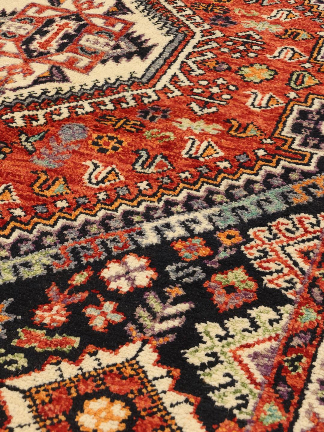 Kazak rug from Afghanistan in red
