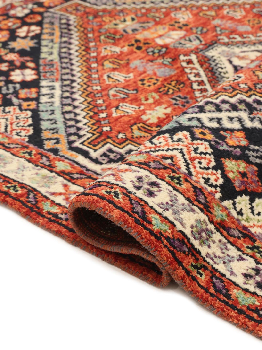 Kazak rug from Afghanistan in red