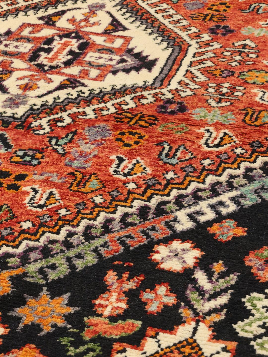 Kazak rug from Afghanistan in multicolour