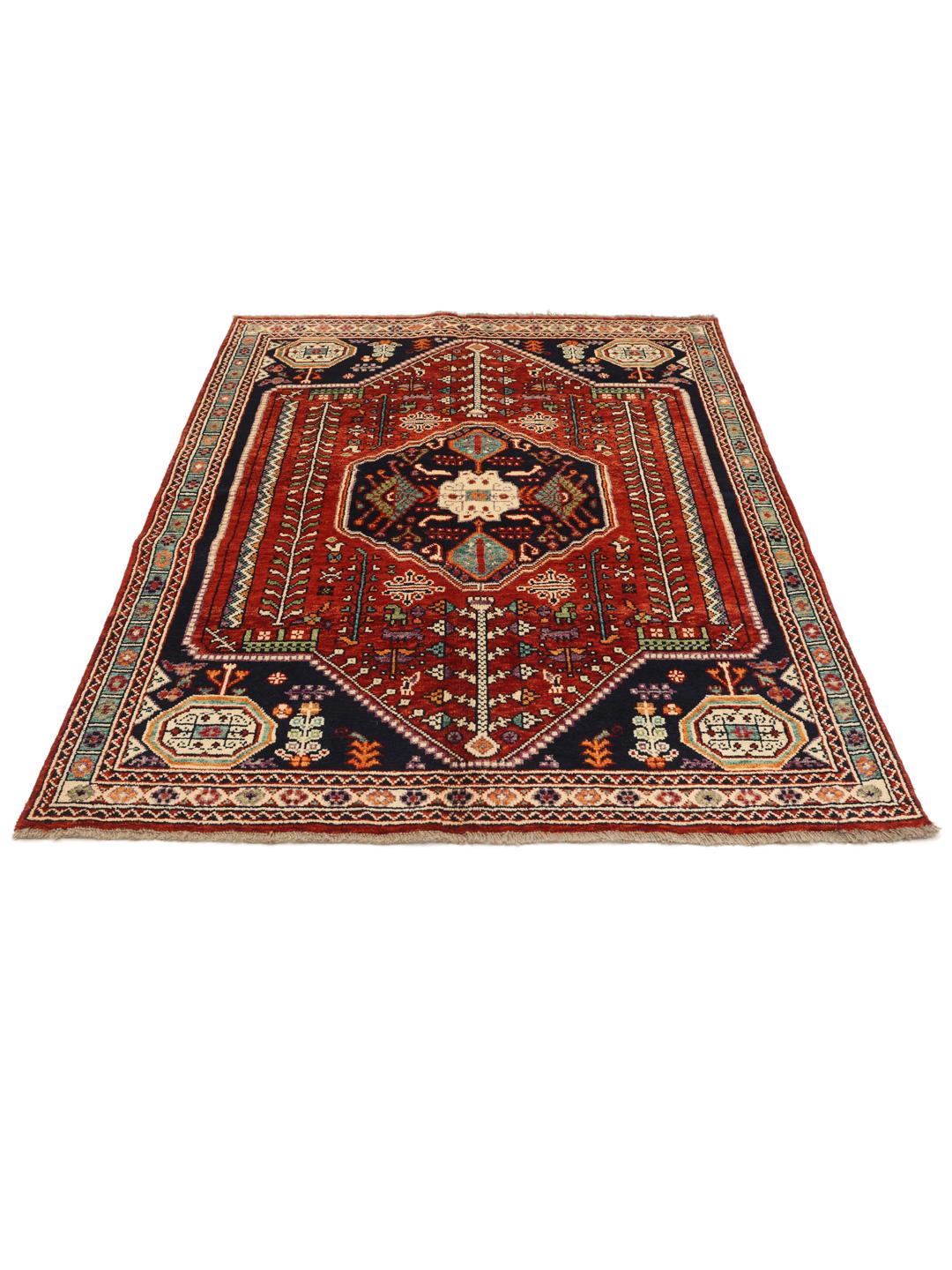 Kazak rug from Afghanistan in red