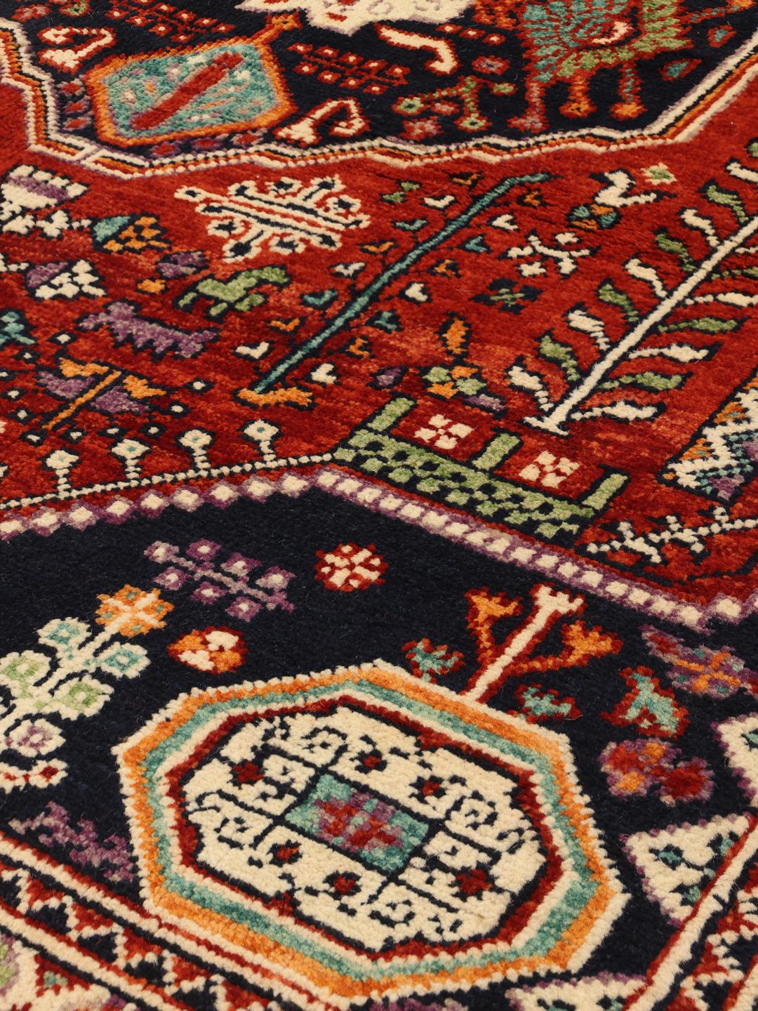 Kazak rug from Afghanistan in red