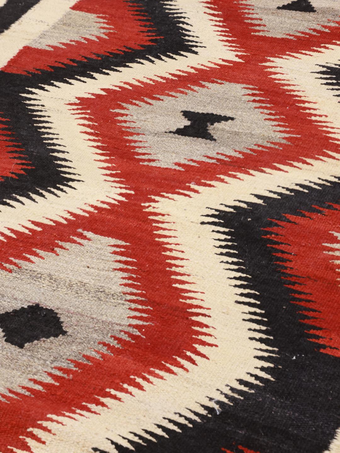 Tappeto runner afghano kelim fatto a mano in colore beige