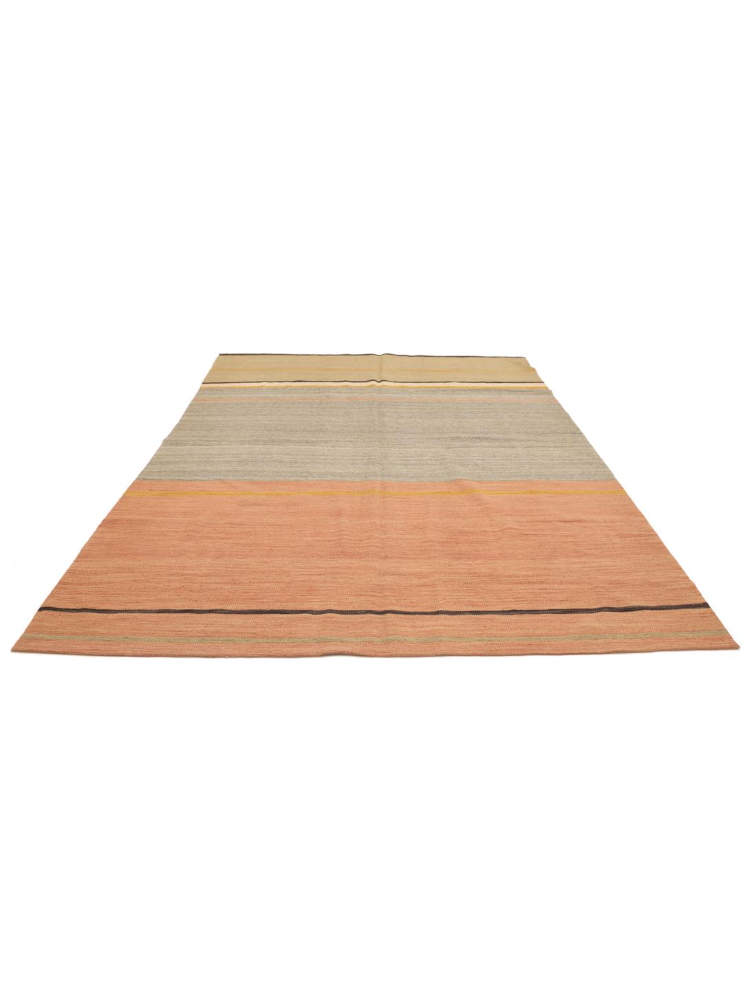 Handmade Afghan Kelim Modern multicolor rug