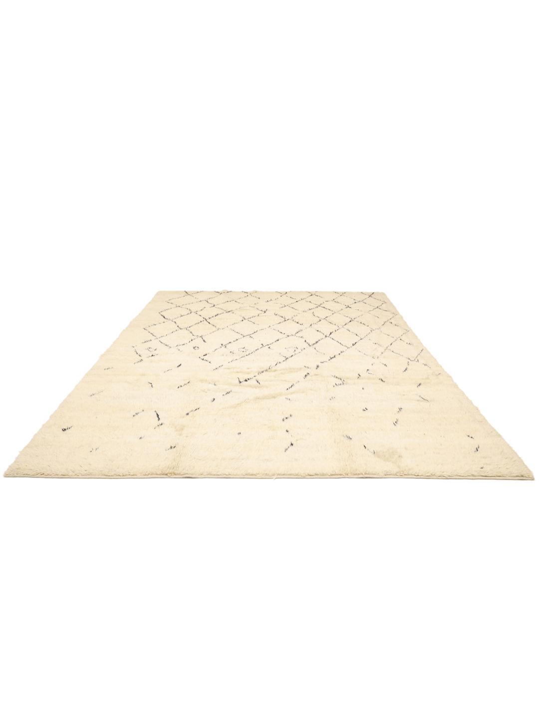 Handmade Berber Style rug from Afghanistan in beige