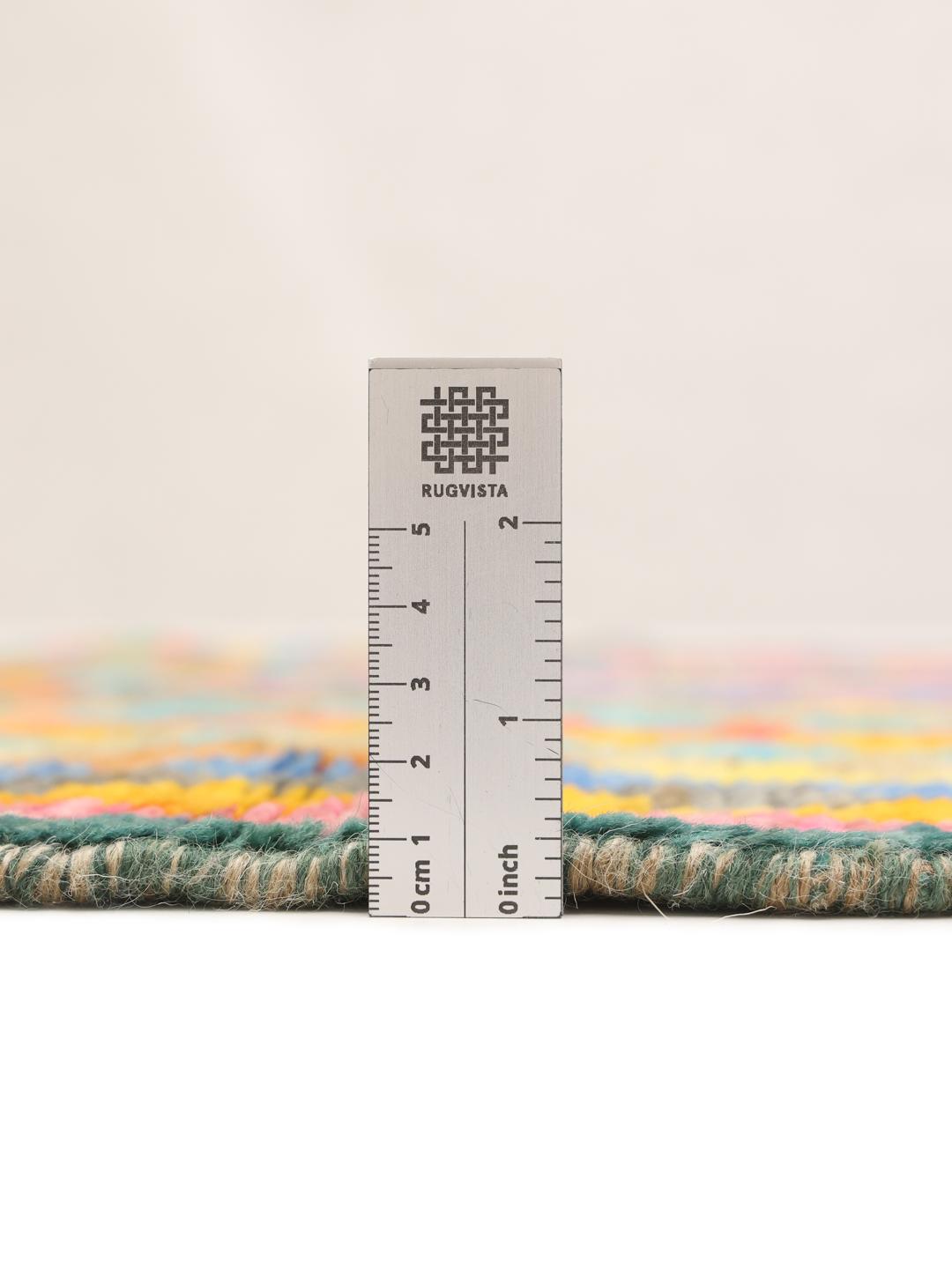Handmade Berber rug from Afghanistan in multicolor