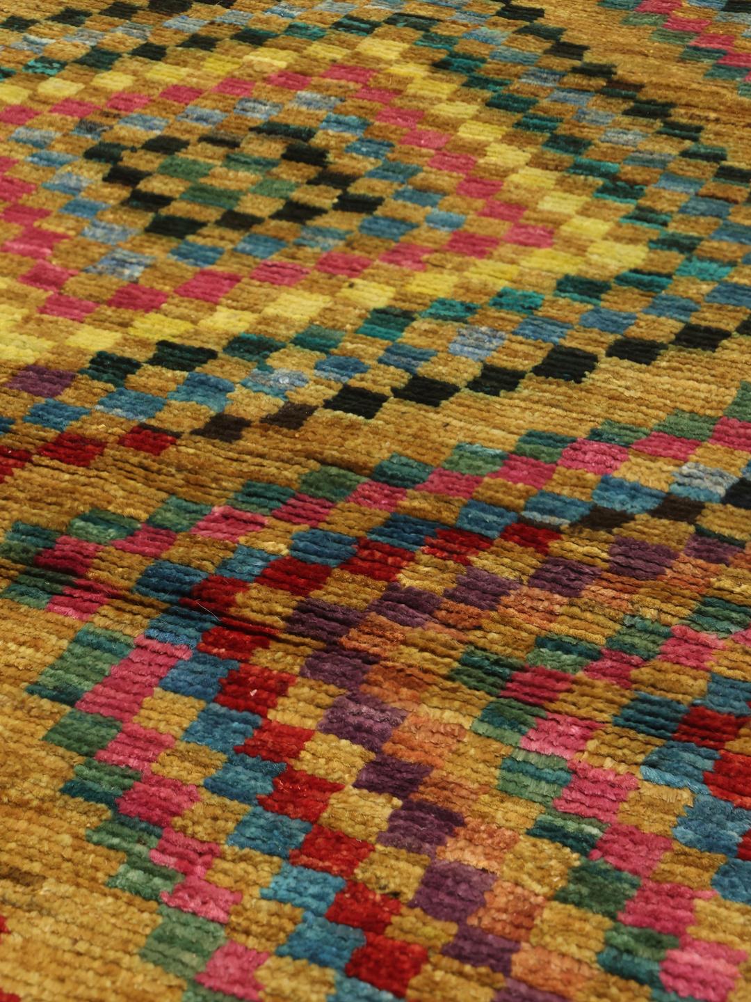 Afghan yellow rug