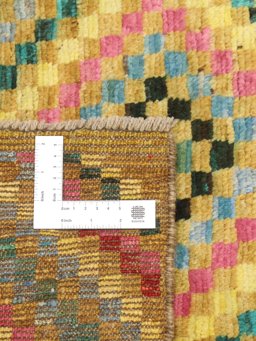 Afghan yellow rug