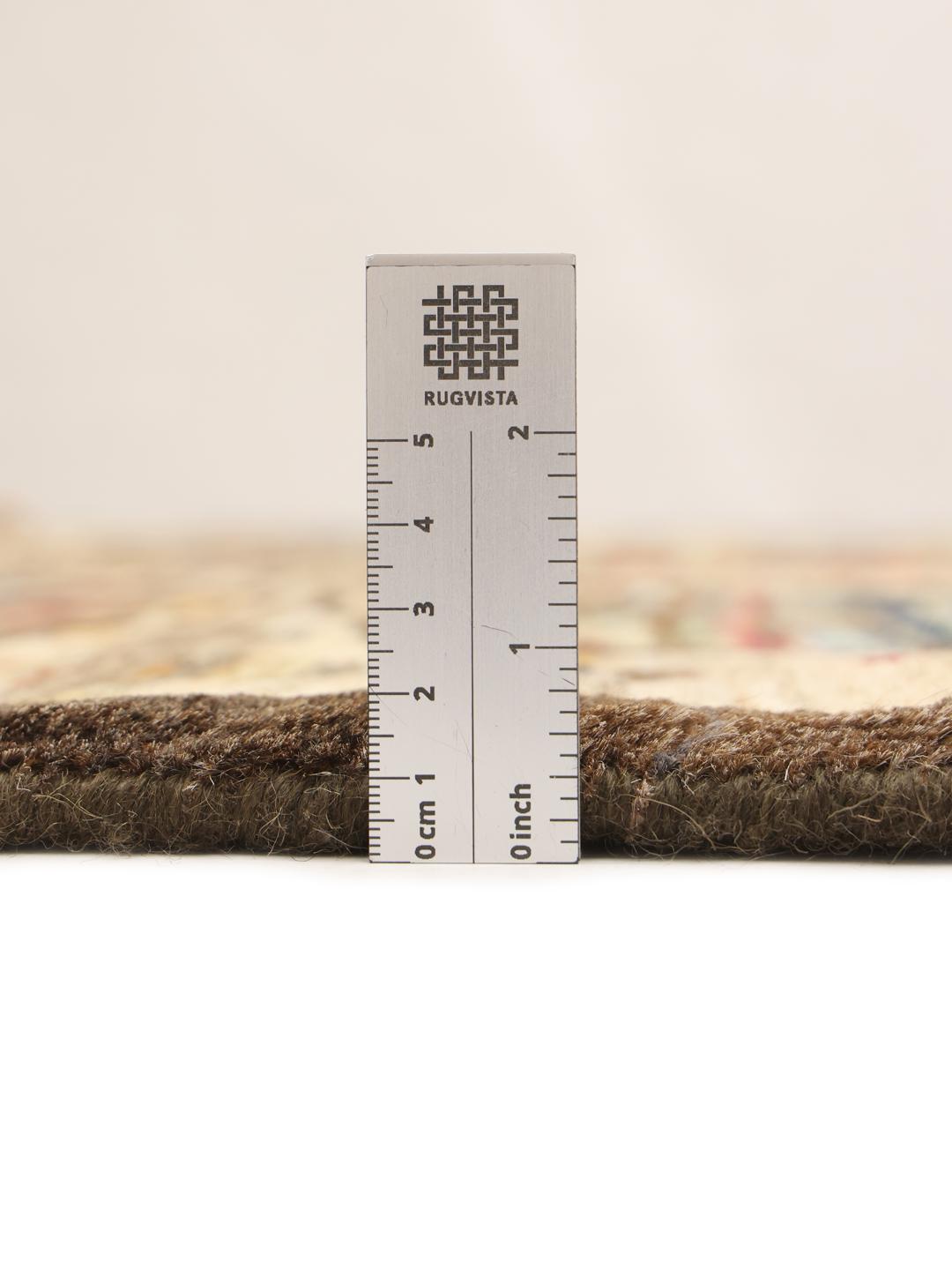 Handgeknoopt Afghaans Berber-tapijt met een veelkleurig geometrisch patroon