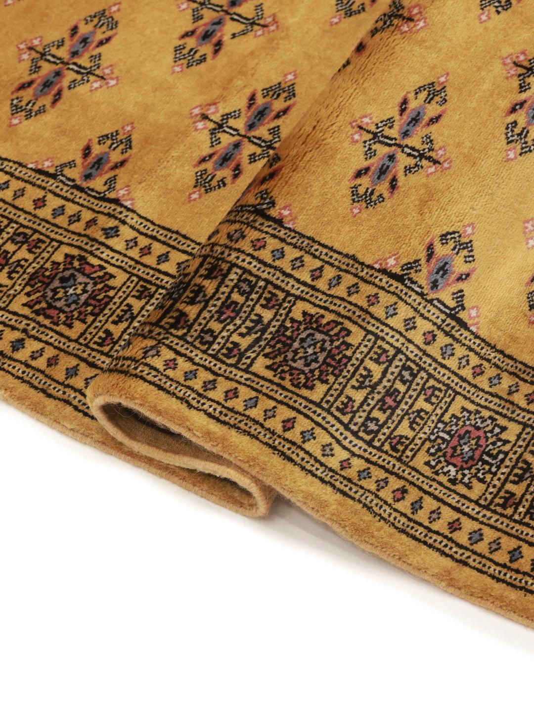 Tapis couloir Pakistan Bokhara en jaune