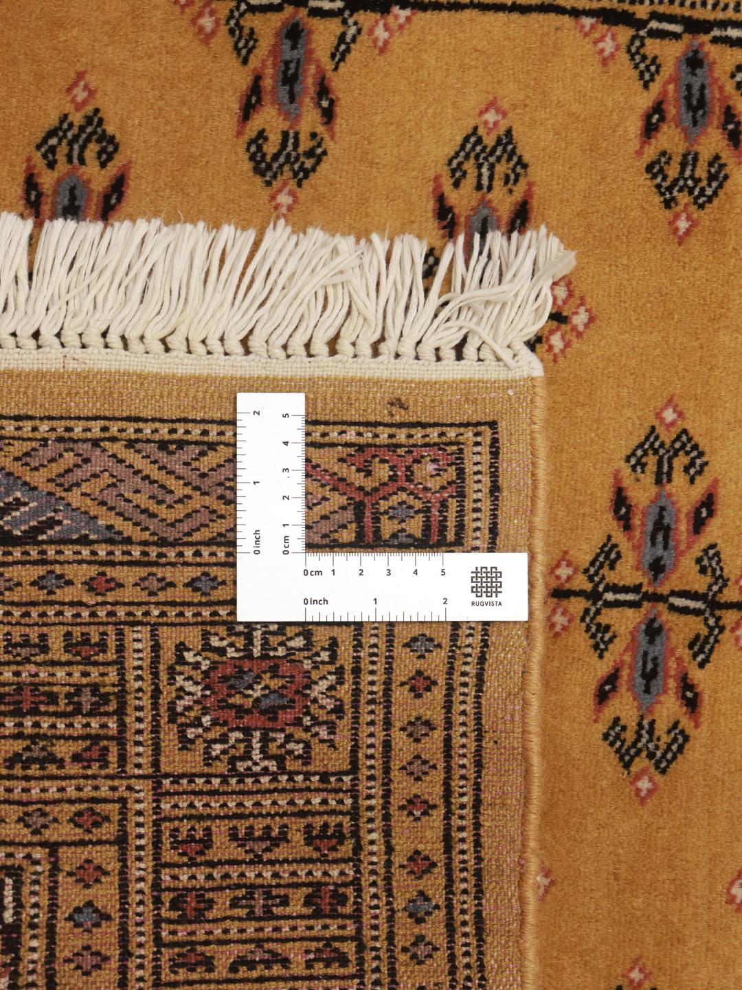Tapis couloir Pakistan Bokhara en jaune
