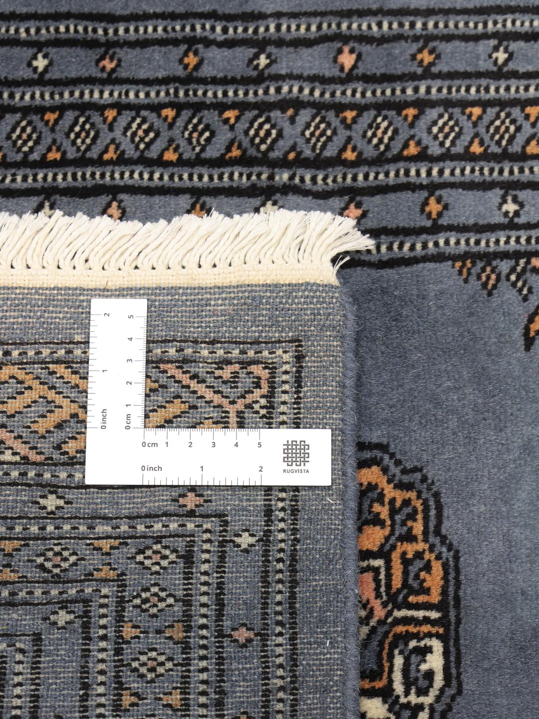 Handgemaakt Pakistaans tapijt in blauw