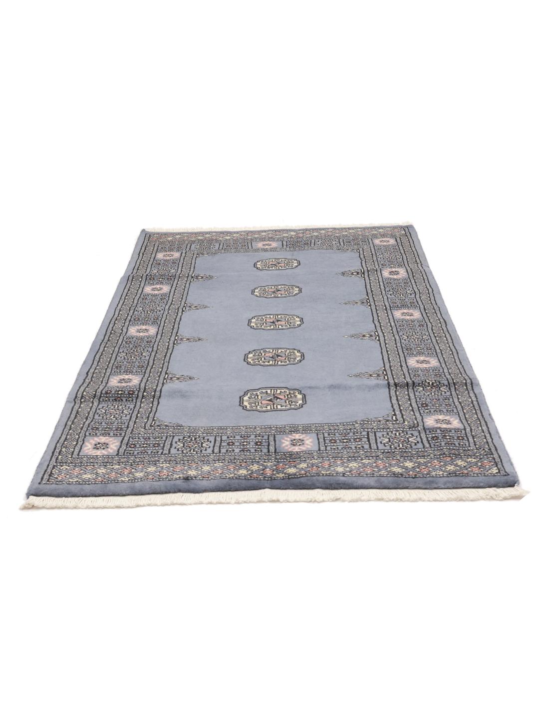 Handmade Pakistan rug in blue