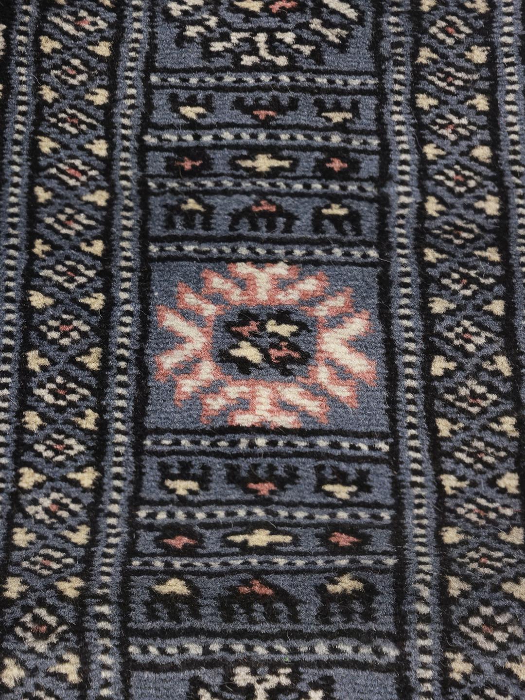 Handmade Pakistan rug in blue