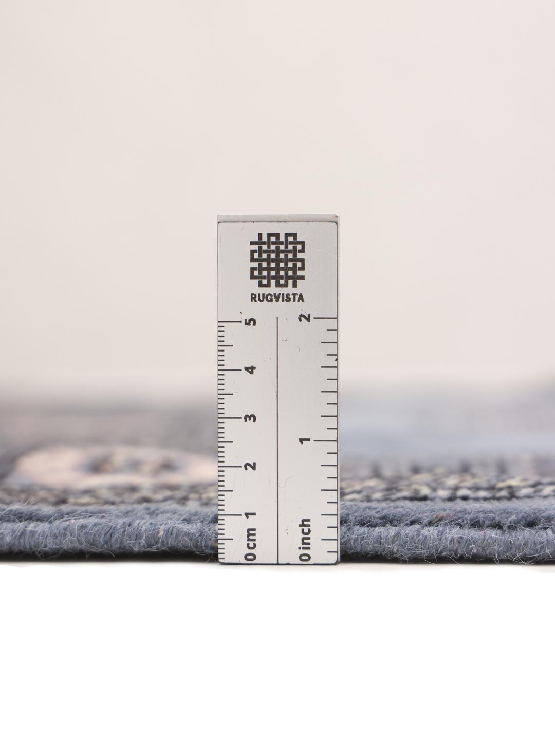 Handmade Pakistan rug in blue