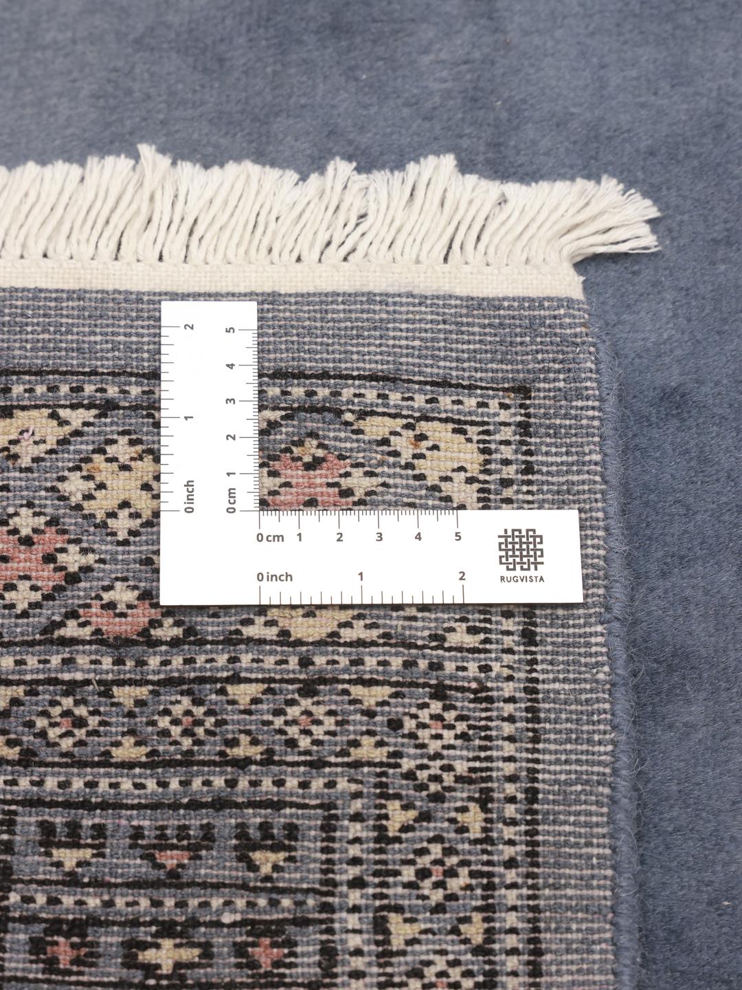 Handmade Pakistan rug in blue