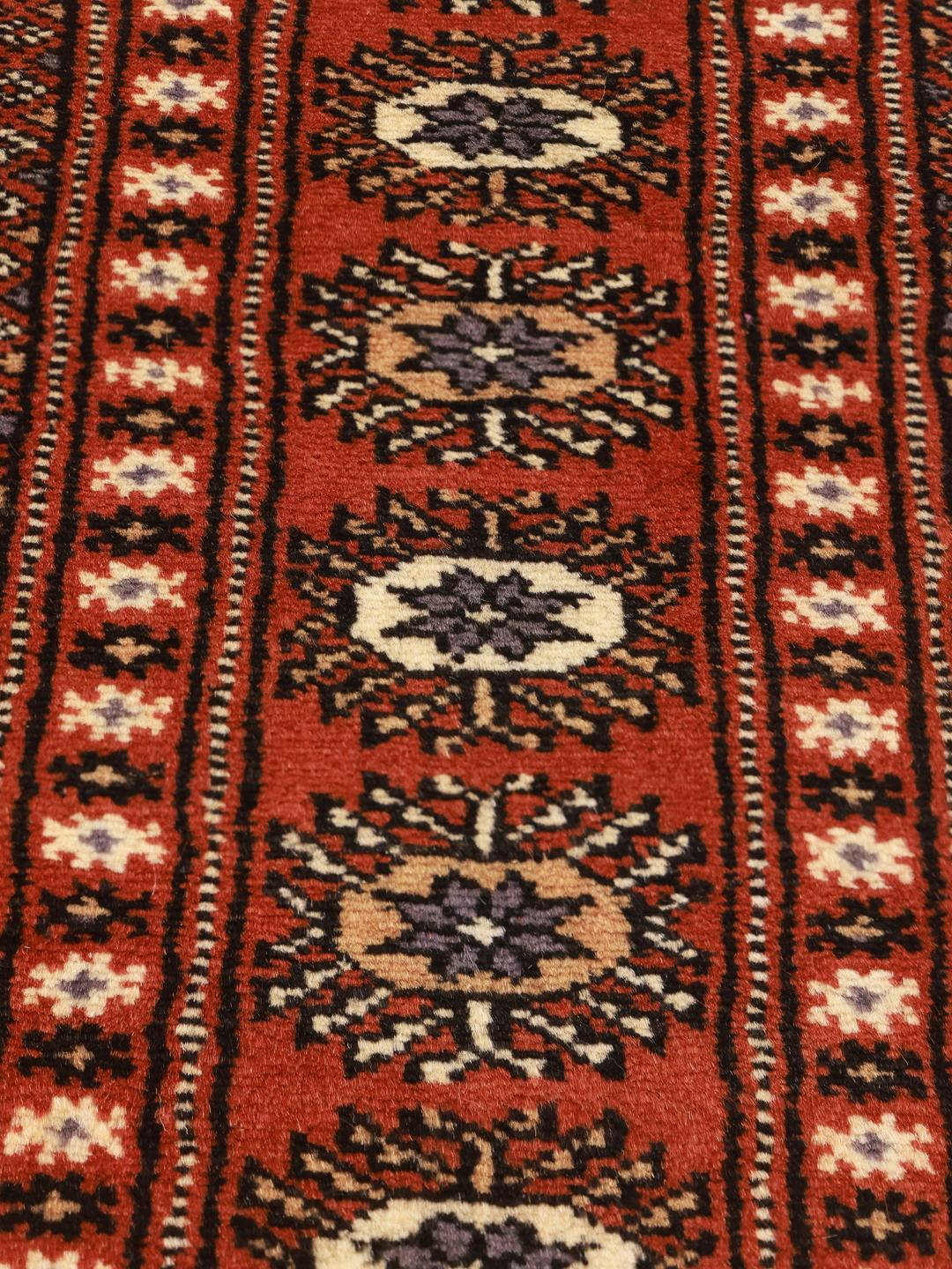 Handmade Pakistan red rug