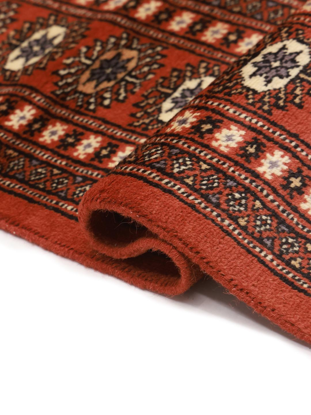Handmade Pakistan red rug