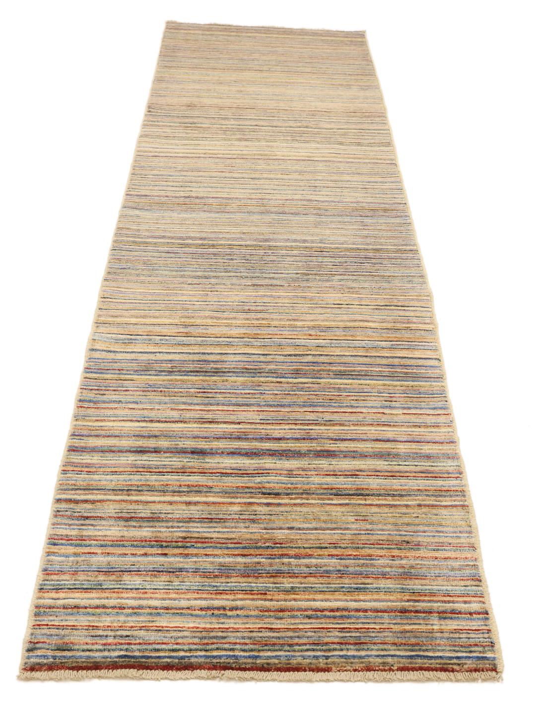 Gabbeh Modern løbertæppe fra Afghanistan i beige
