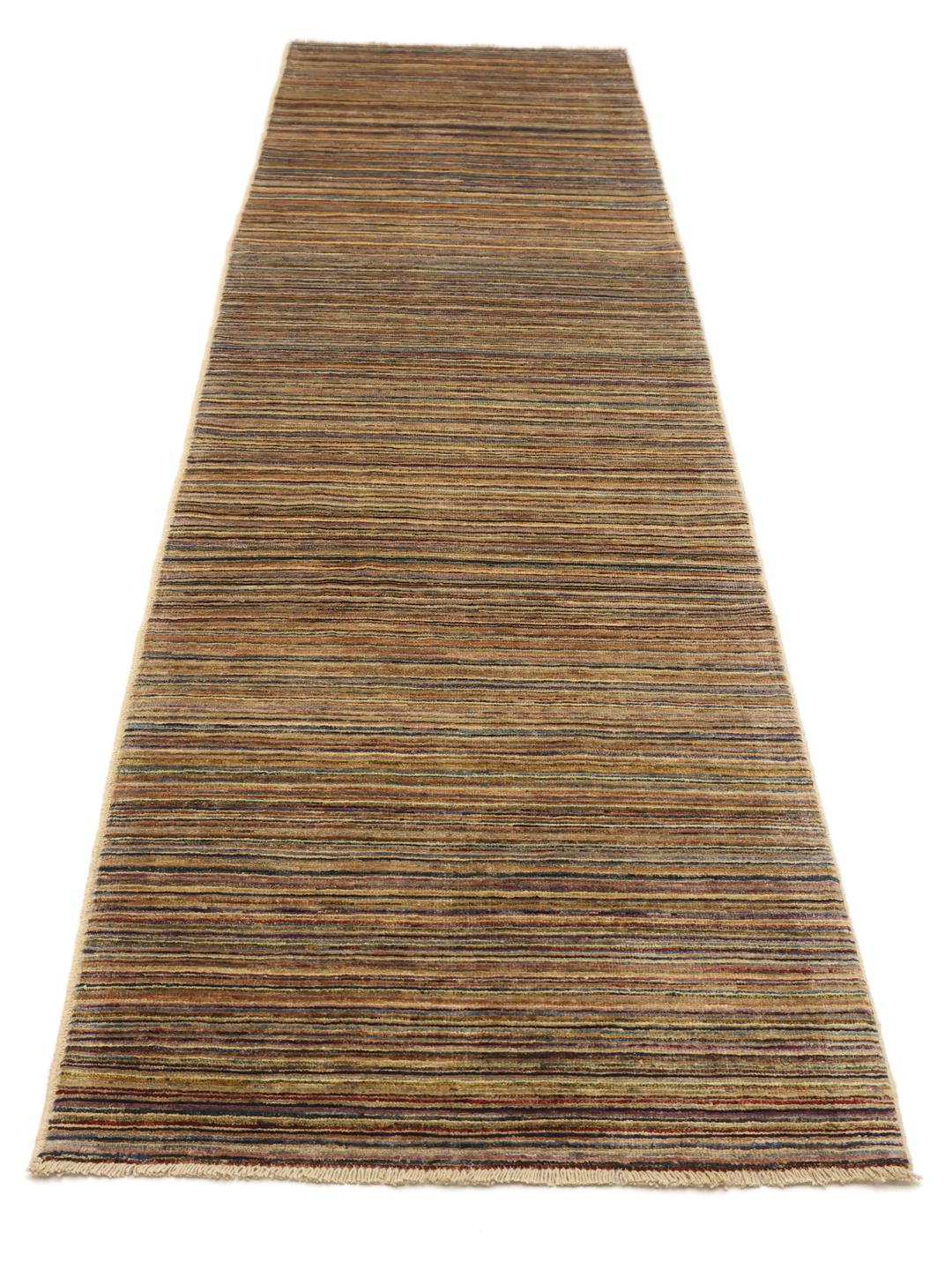 Gabbeh Modern løbertæppe fra Afghanistan i beige