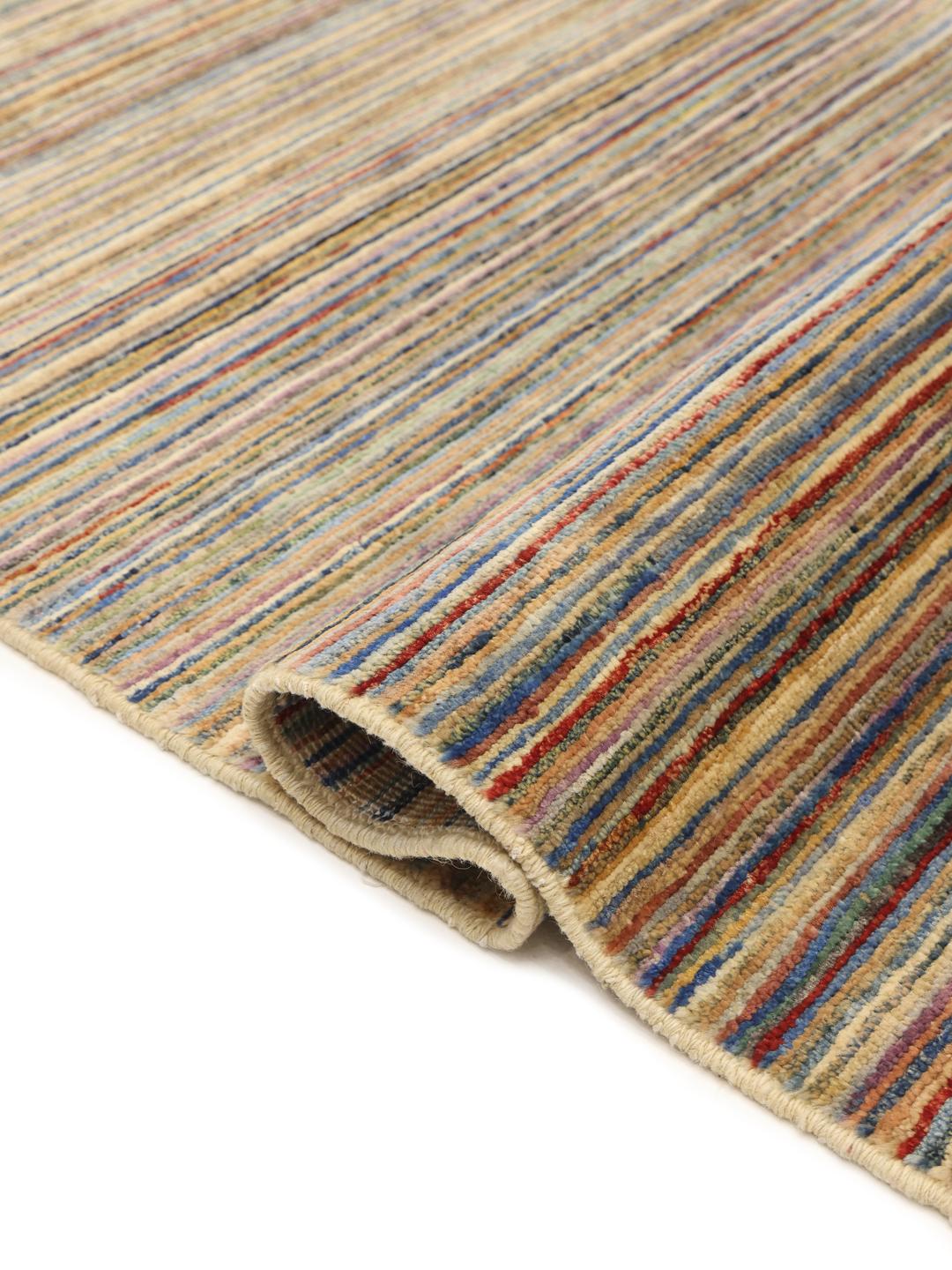 Gabbeh Modern løbertæppe fra Afghanistan i beige