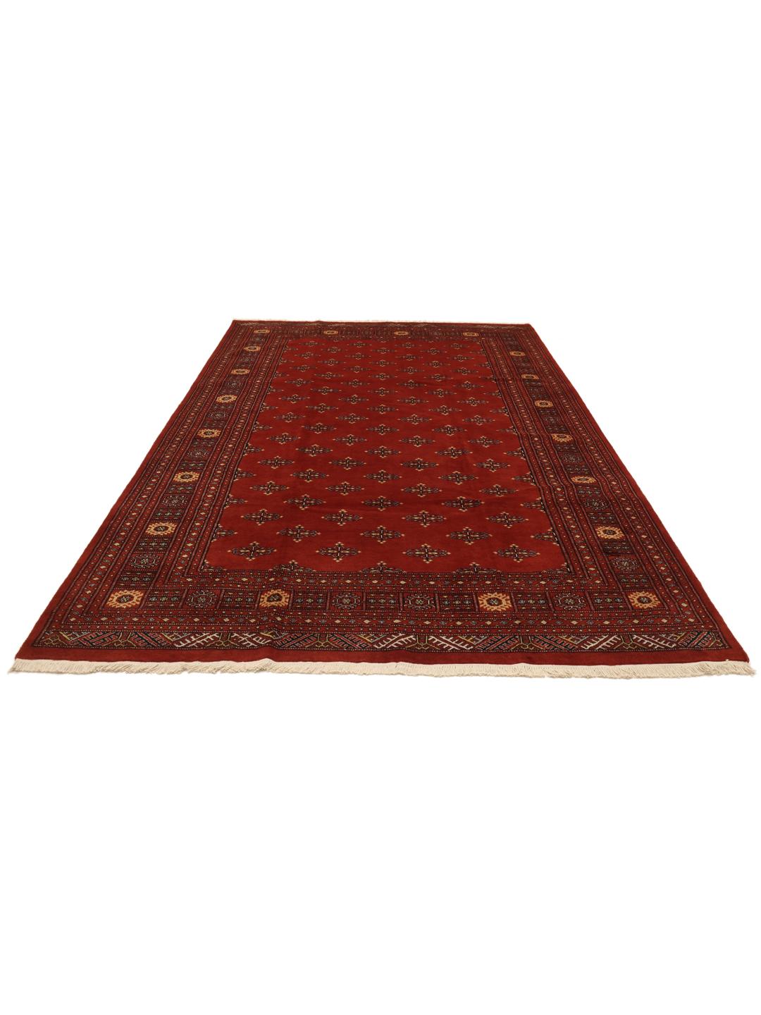 Red Pakistani Bokhara rug