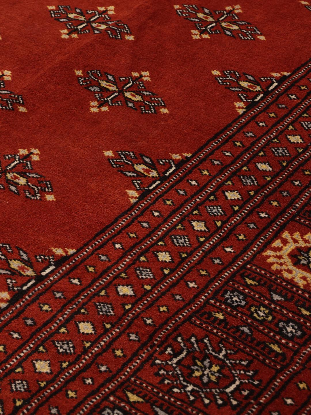 Red Pakistani Bokhara rug