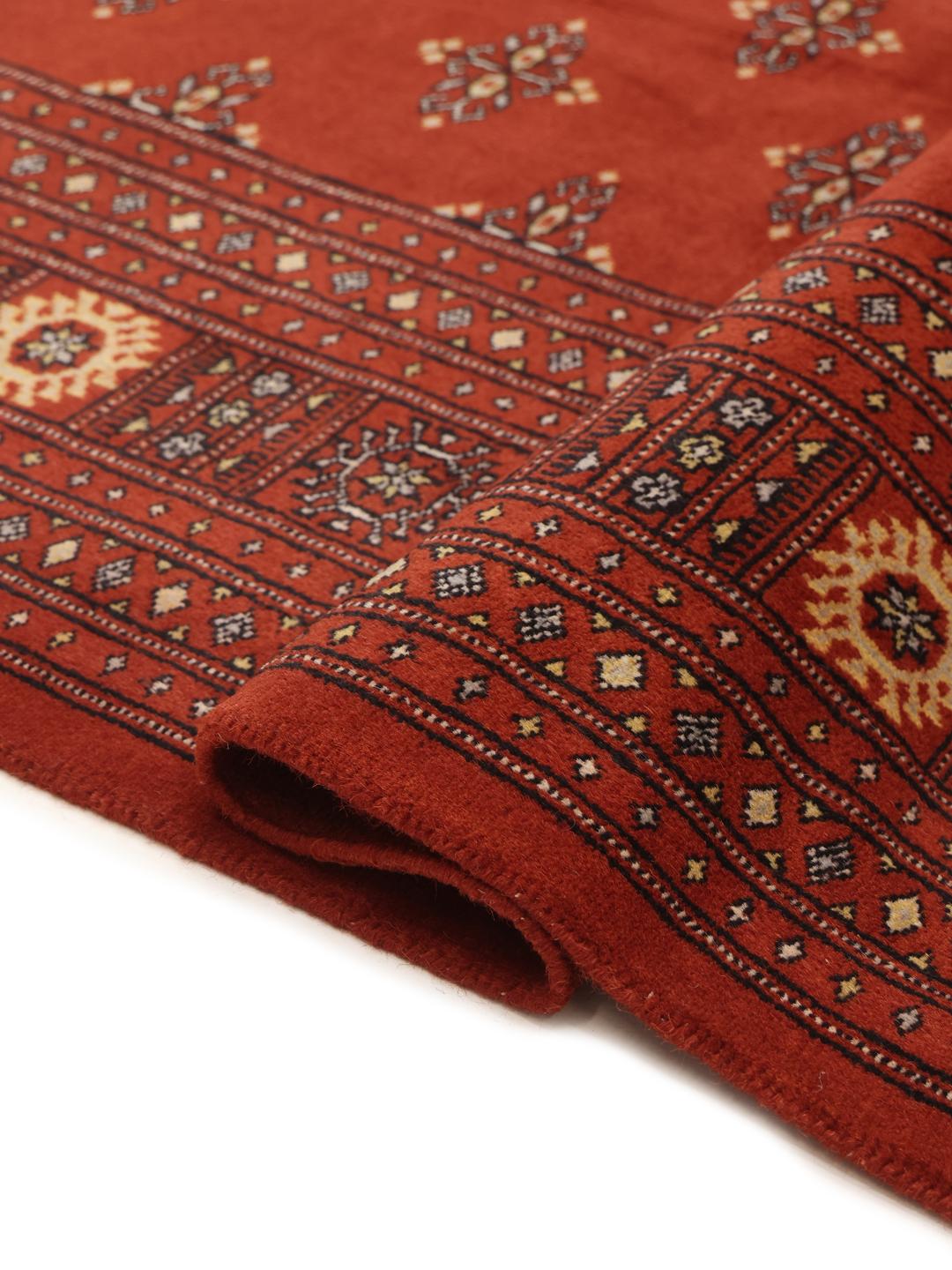 Red Pakistani Bokhara rug