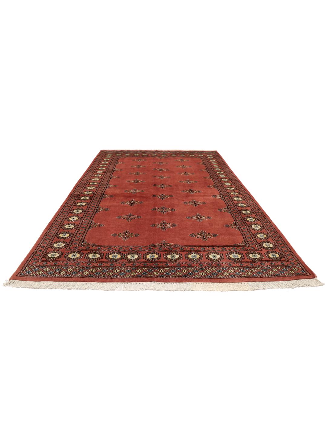 Handmade Pakistan rug in red