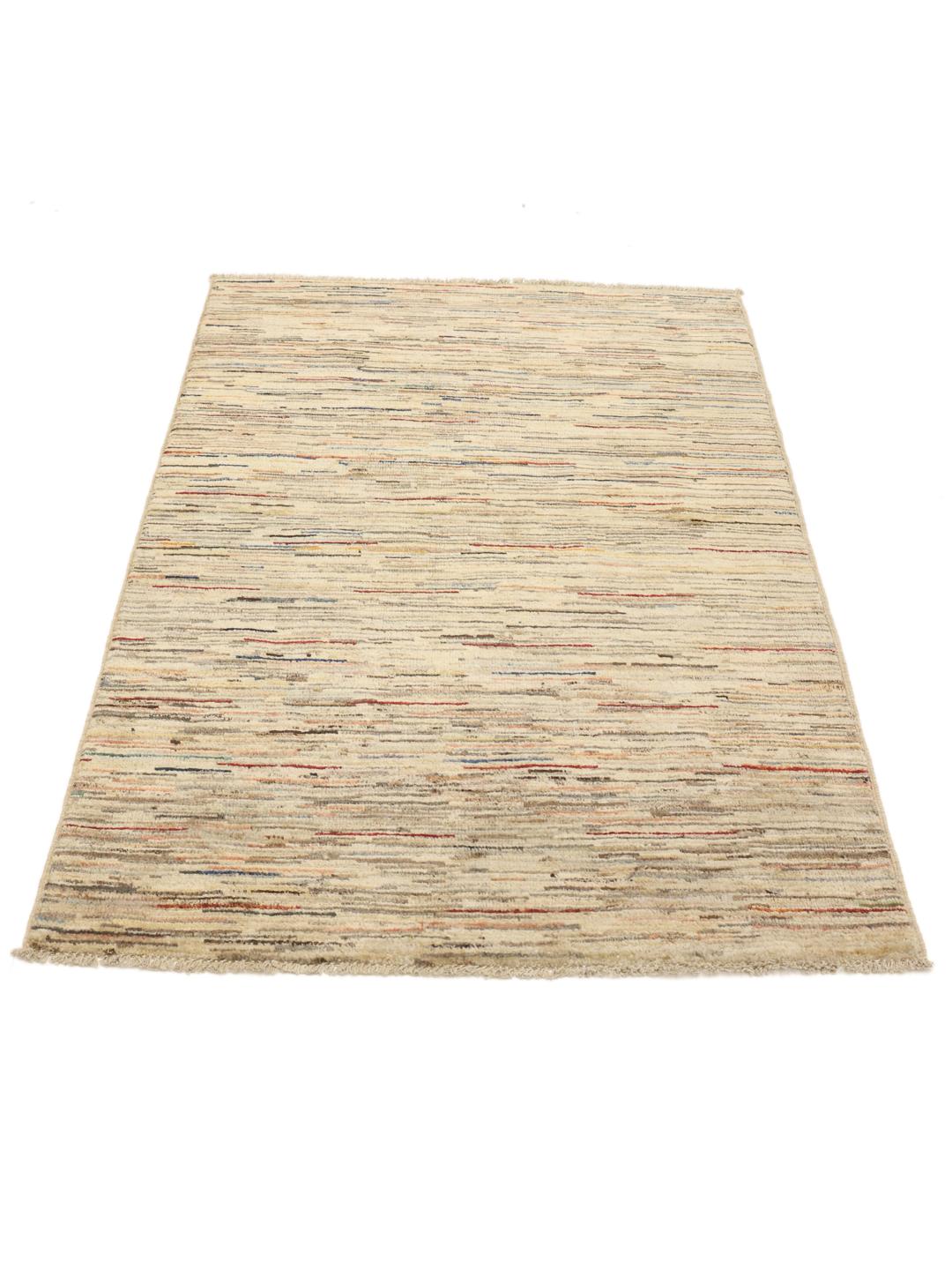 Afghansk Gabbeh Modern beige tæppe