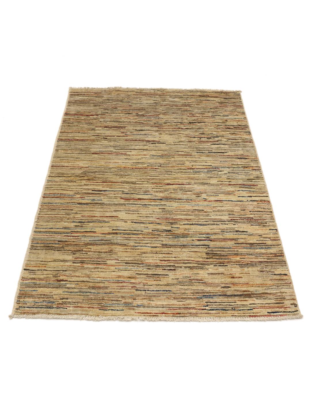 Afghansk Gabbeh Modern beige tæppe