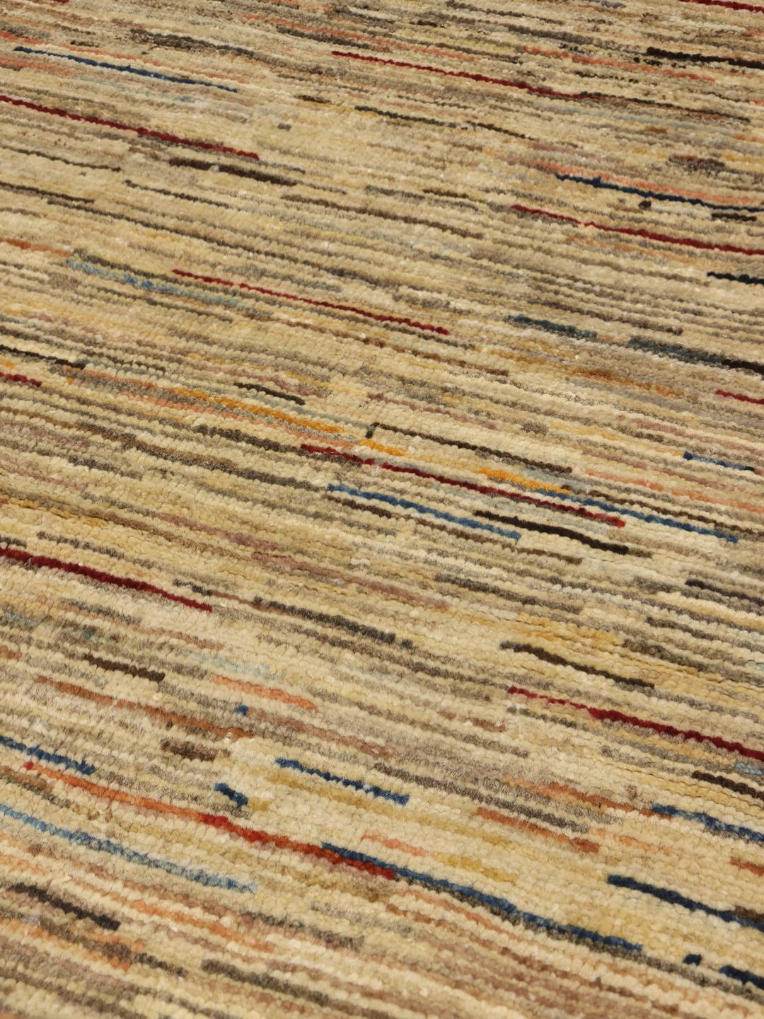 Afghansk Gabbeh Modern beige tæppe