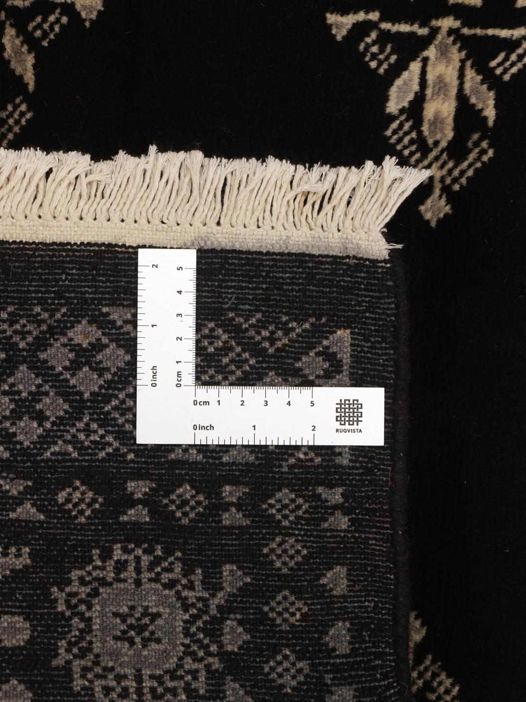 Rug runner from Pakistan in black