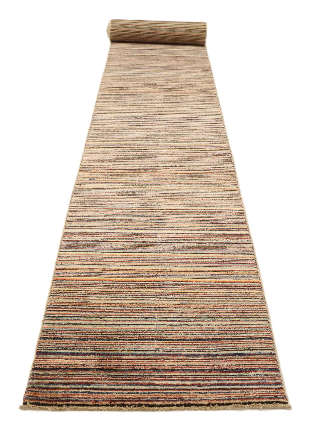 Loper vloerkleed uit Afghanistan in multicolor
