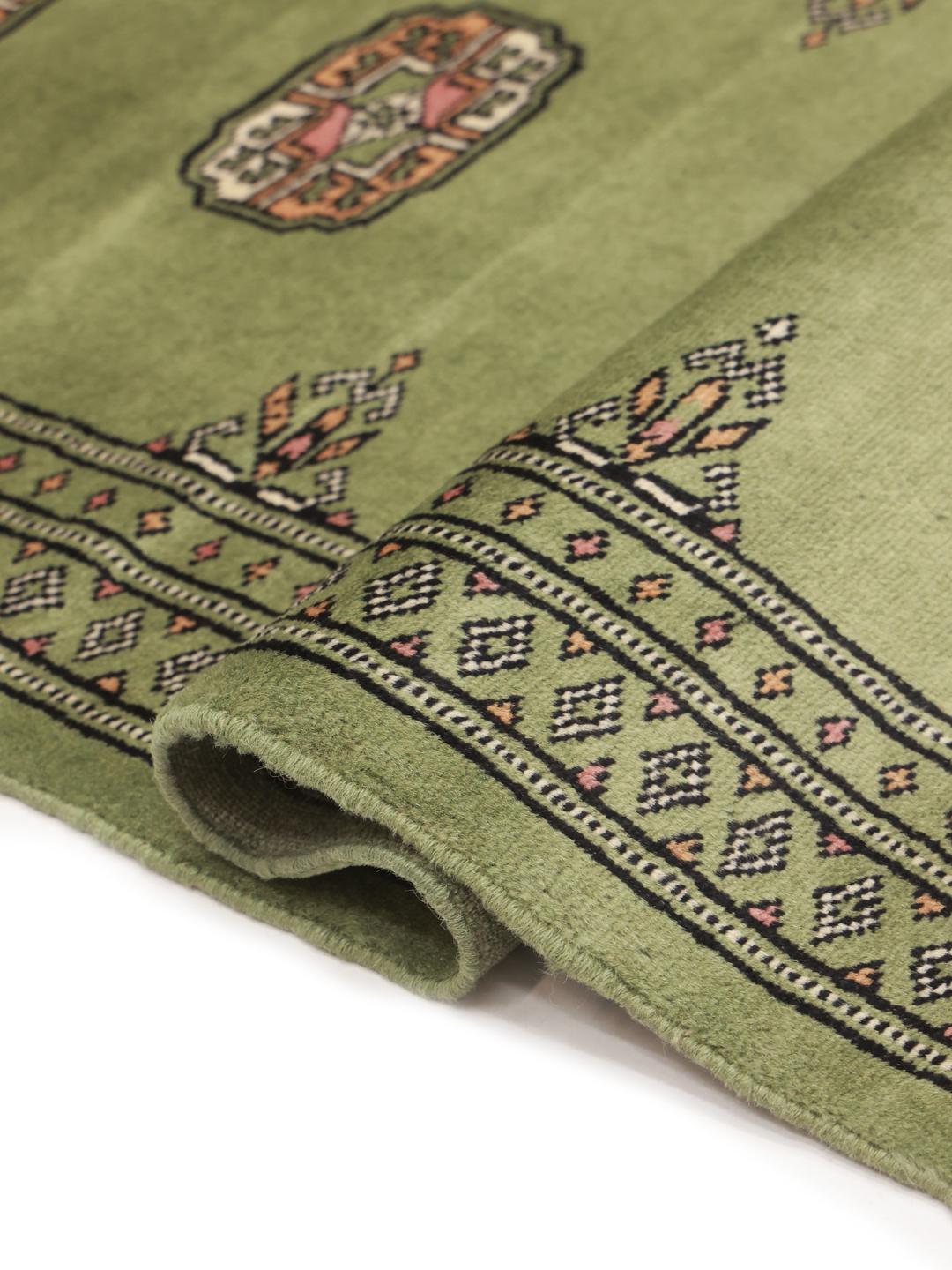 runner rug from Pakistan in light-green