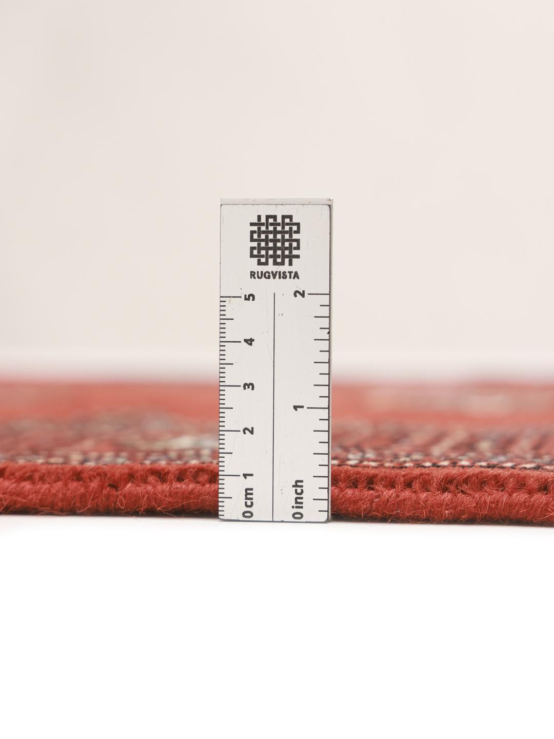 Tapis de couloir du Pakistan en couleur rouge