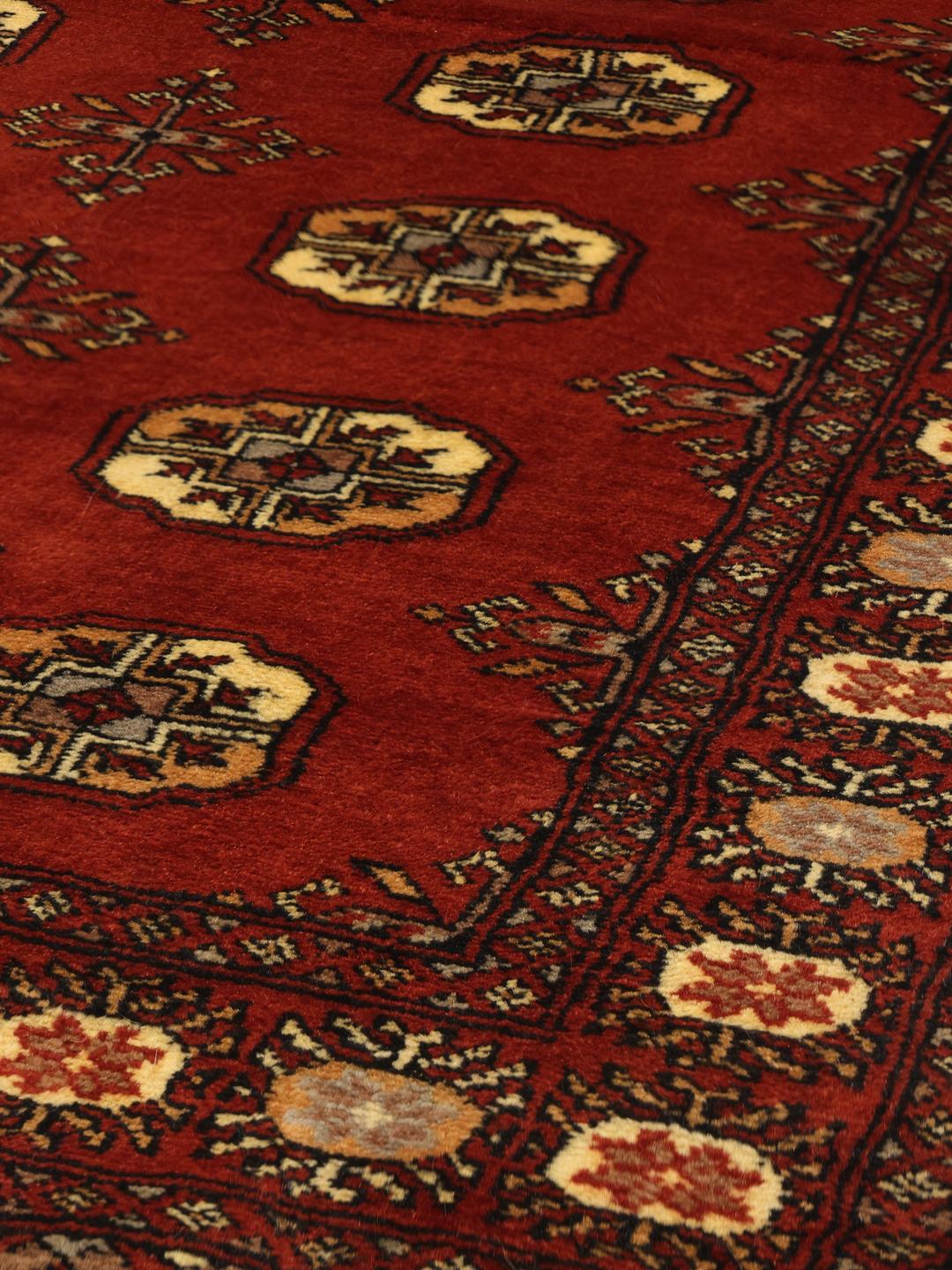 Rood Pakistan vloerkleed